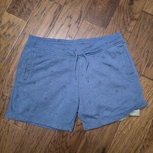 Chubbies Blue Athletic Shorts with Palm Print Mens sz Large 5.5 Inseam